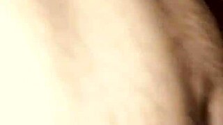 white girl contrasts with big black dick while riding standing