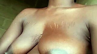 in the compound, she finds a private spot to masturbate