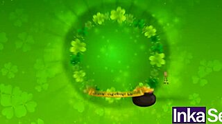 ebony big tits at party with dwarf