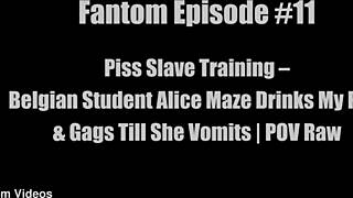 Alice Maze Worships Hole in Submission