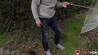 Kotori Shirayuki Sucks My Cock In The Public Toilet