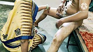 Indian desi maid fucking big cock with Hindi audio, deepthroat included