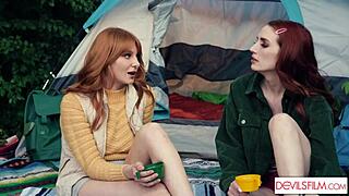 lacy lennons first lesbian fisting at camp?