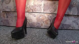 Emotional First FFM Threesome For German Couple