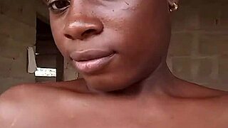 in the compound, she finds a private spot to masturbate