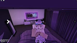 In the virtual world of Roblox, characters explore intimate connections through gameplay.