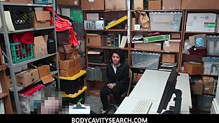 Bodycavitysearch - Latina Teen 18+ Maya Morena Fucked By Perv Security Guard?
