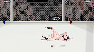 Natasha and Sayuri clash in Princess of the Ring 2 wrestling showdown