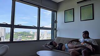 she slept without sheets so i fucked her hard without mercy