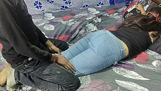 Stepson Fucks Stepmom's Ass with Anal Creampie