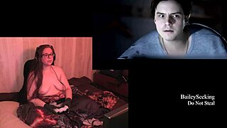 brunette bbw with big tits and ass naked in the quarry game, part 3