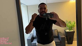 Backstage of Christmas scene with Karol Red, fucking monster cock in costumes