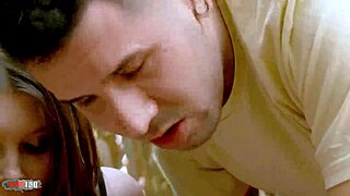 Young French Brunette Angela Kiss Jerks Off and Gets Fucked in the Reeds