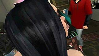 I had POV sex with a goth girl at the party in Sims 4