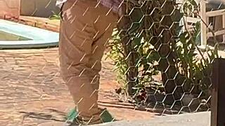 tive o cu arrombado pelo jardineiro