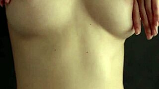 big tits teen babe poses in lingerie and shows off natural body