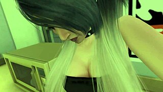 I had POV sex with a goth girl at the party in Sims 4