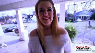 Blonde Curvy Cutie Stacie Gets Her Twat Fingered And Sucks A Big Cock