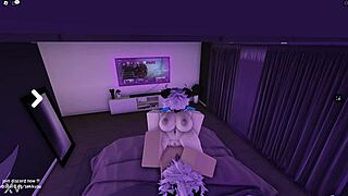 In the virtual world of Roblox, characters explore intimate connections through gameplay.