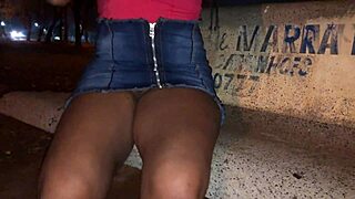 The naughty married latina meets a stranger outdoors and fucks him passionately