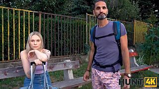 hunt4k experienced man satisfies another guys blonde gf for cash