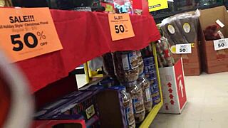 two moms shopping candidly in hidden spot 😊