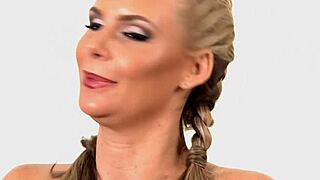 Big-ass milf enjoys a relaxing massage session.