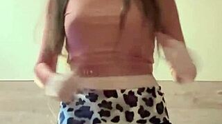 Tiktok Compilation Cute Brunette Girl Dance Small 18+ Tits Pretty Pussy Miniskirt Dress Stockings Leggings Thong 5 Juliaveil