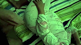 Pregnant stepsister lets cum on belly.