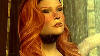 Redhead Spreads Wet Pussy, Fingers Clit to Orgasm in Solo Fetish Scene