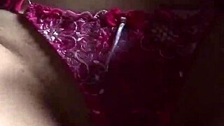 she put her panties aside and sat down comfortably