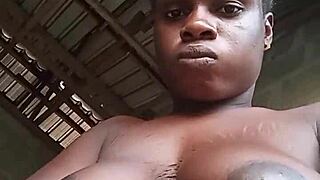 in the compound, she finds a private spot to masturbate