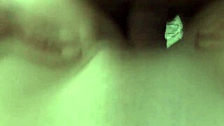 Cock fucks naked pussy during workout