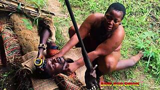 bbw wife greets with blowjobs after hunting, then rough homemade sex.