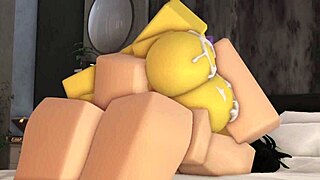 noob slut in a bikini swimsuit gets fucked by a femboy