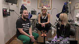 Channy Crossfire's backstage roleplay involves domination and close-up spreading