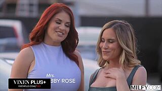 Can Milfy Cock-Hungry Milfs Abby Rose & Aderes Quin Stop Squirting?