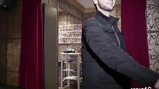 Teeny experiences her first fisting in German casting