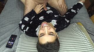 What Happens With Handjob And Cum Mouthful Before Bed?