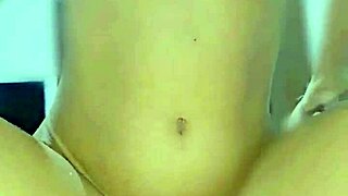 Tanned stepsister rides my cock hotly in cowgirl