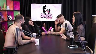 He Lost The Jerk-Off Game And Got Stripped, Showing Ass And Dick - Couple Mattos Sheer Red!