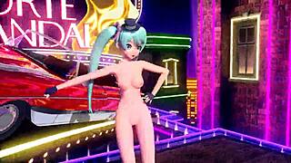 Hatsune miku piano x forte x scandal project diva nude mod full nude with big tits and ass