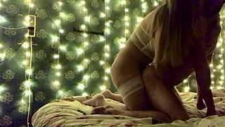 Mistress Achieves Powerful Orgasm By Fucking Boyfriend's Ass