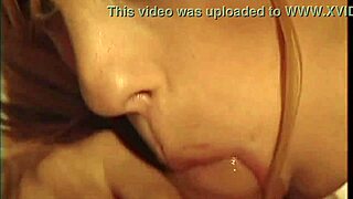 Jasmine Rouge gives a teasing blowjob under the desk to the mafia boss, swallowing his cum.