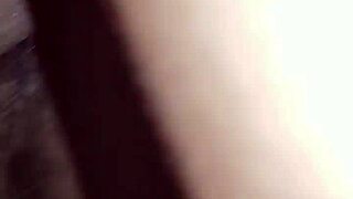 horny ebony wife cheats during massage, getting a quick cum