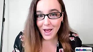 busty tech support fingering client's wet pussy during a hot call