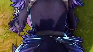 xraven69x gets her fortnite big butt fucked