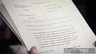 Fetish teen 18+ sub spermed in threeway