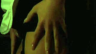 Two hot horny lesbian slaves kissing and orgasming together