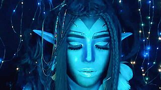 She lives for avatar, dancing beautifully on webcam